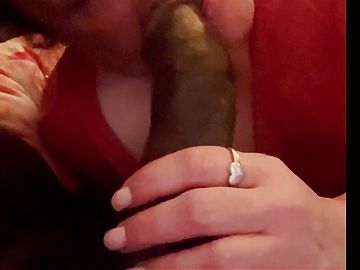 Look at My Precious Black Cock Cum From My Gumjob